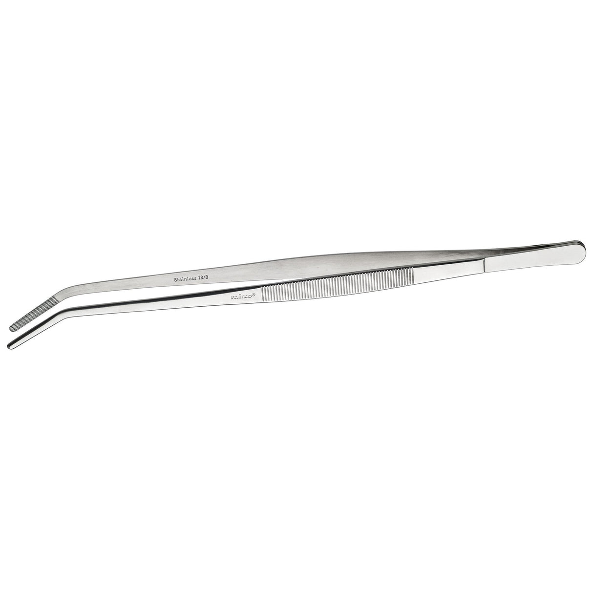 Winco TTG-10C - Plating Tongs - Curved, 8"