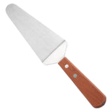 Winco TN166 - Pie Server with Offset, Wooden Handle, 4-5/8" x 2-3/8" Blade