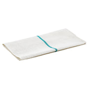 Winco BTH-2028G - Herringbone Bar Towel, Green Stripe, 20" x 26"