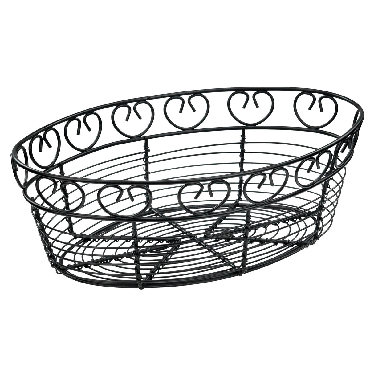 Winco WBKG-10O - 10" Oval Wire Serving Basket