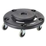 Winco DLR-18 - Round Trash Can Dolly, 18"