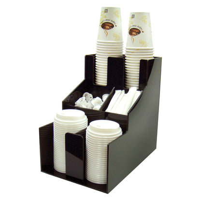 Winco CLSO-2T - Cup and Lid Organizer, 6 Compartments