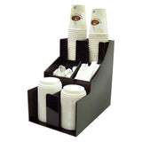 Winco CLSO-2T - Cup and Lid Organizer, 6 Compartments