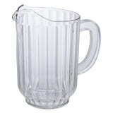 Winco WPC-60 - 60 oz Single Spout Polycarbonate Water Pitcher
