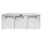 Atosa 72″ Undercounter Refrigerator Three Door - MGF8404GR