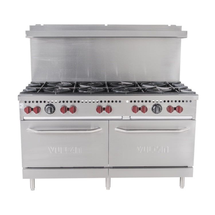 Vulcan SX Series Stainless Steel 60" Gas (Natural or Propane) Range with Standard Oven - SX60-10B