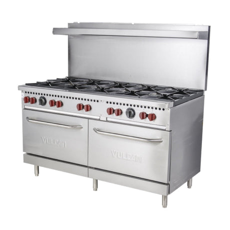 Vulcan SX Series Stainless Steel 60" Gas (Natural or Propane) Range with Standard Oven - SX60-10B