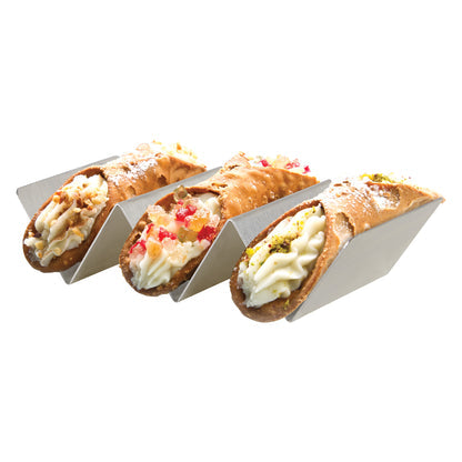 Winco TCHS-12MN - Mini Taco Holder, Stainless Steel - 1-2 Slots