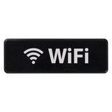 Winco SGN-330 - Information Signs, 9"W x 3"H - SGN-330 - WiFi