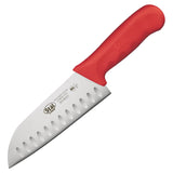 Winco KWP-70R - Stäl 7" Santoku Knife - Red