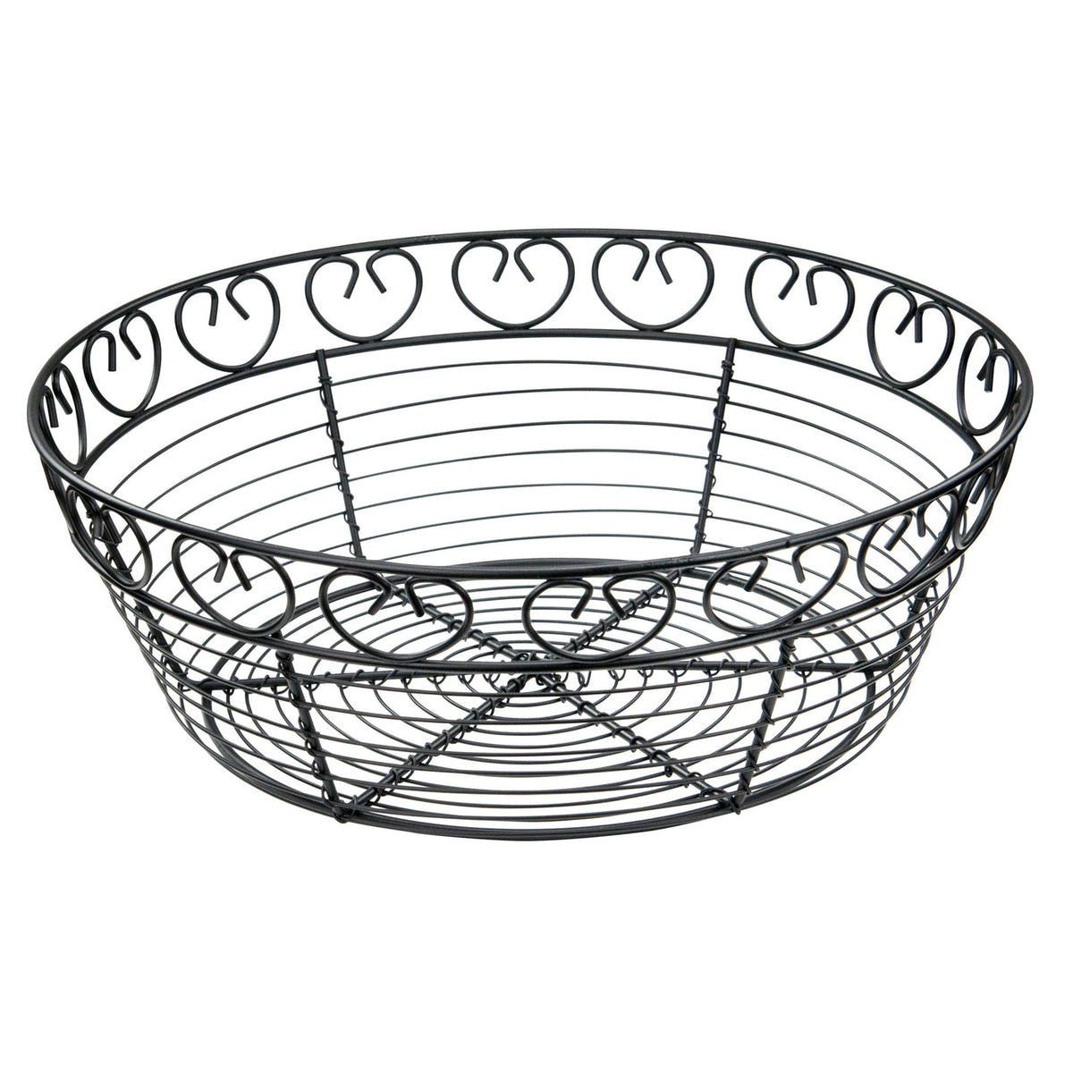 Winco WBKG-10R - 10" Round Wire Serving Basket