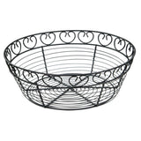 Winco WBKG-10R - 10" Round Wire Serving Basket