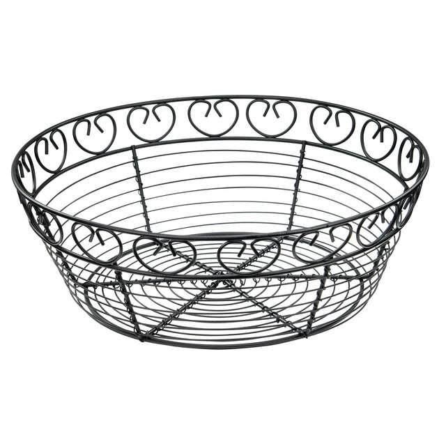 Winco WBKG-10R - 10" Round Wire Serving Basket