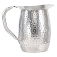 Winco WPB-2H - Hammered Bell Pitcher, Stainless Steel - 2 Quart