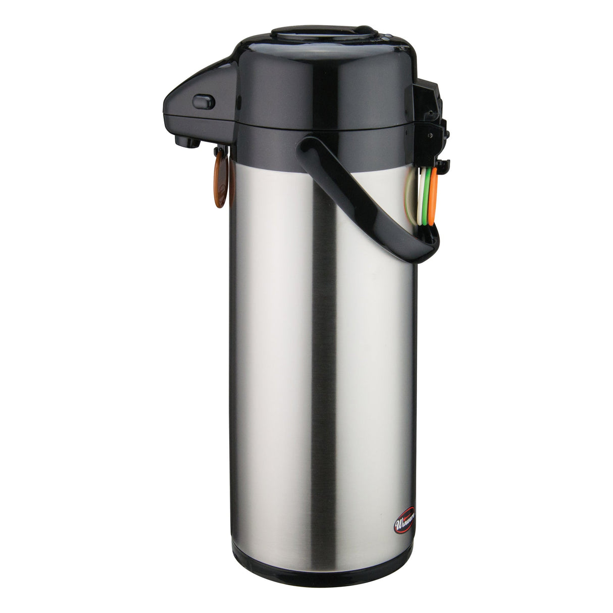 Winco APSP-930 - Stainless Steel Lined Airpot, Push Button - 3 Liter