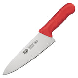 Winco KWP-80R - StÃ¤l 8" Chef's Knife - Red