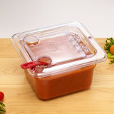 Winco SP7600H - Polycarbonate Food Pan Cover, Hinged - Sixth (1/6)