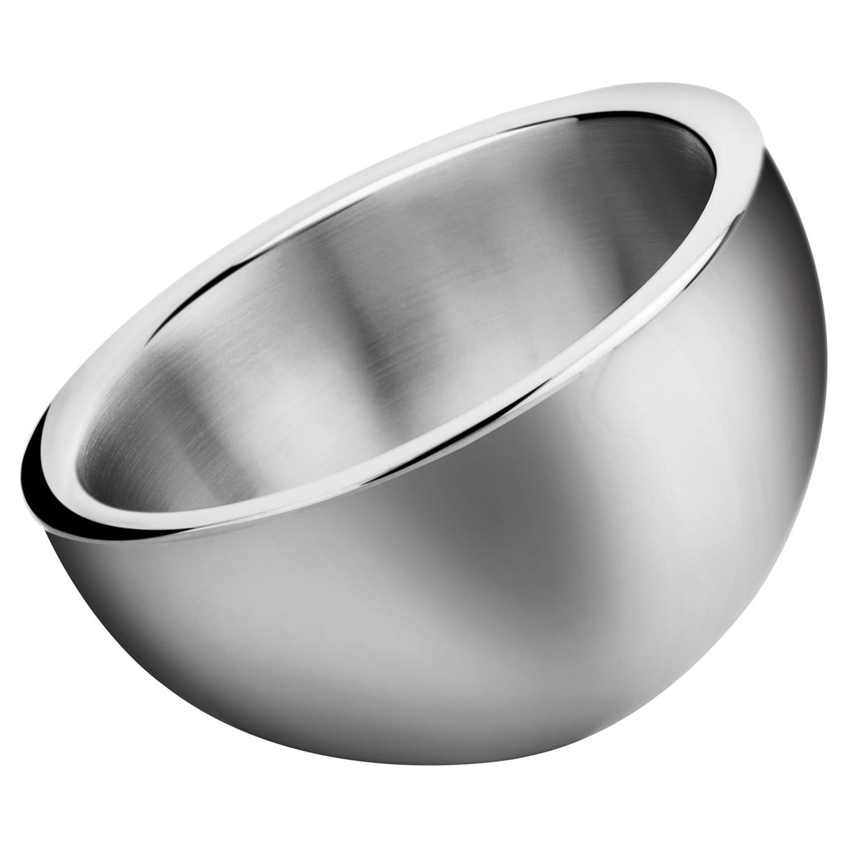 Winco DWAB-S - Double-Wall Angled Display Bowl, Stainless Steel - 1-1/2 Quart
