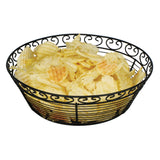 Winco WBKG-10R - 10" Round Wire Serving Basket