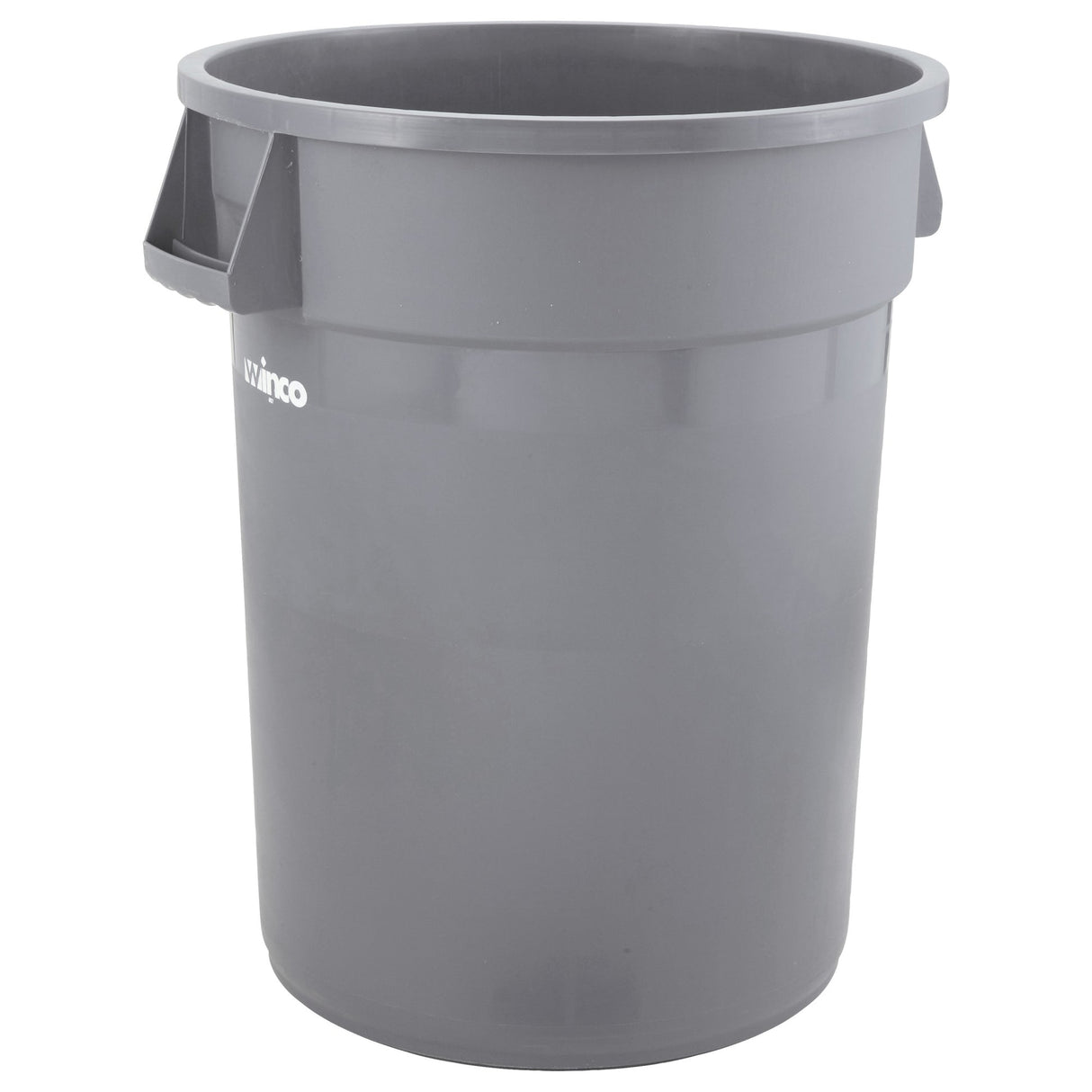 Winco PTC-20G - Heavy-Duty Round Trash Can - Gray, 20 Gallon