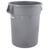 Winco PTC-20G - Heavy-Duty Round Trash Can - Gray, 20 Gallon