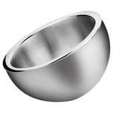 Winco DWAB-L - Double-Wall Angled Display Bowl, Stainless Steel - 2-1/4 Quart