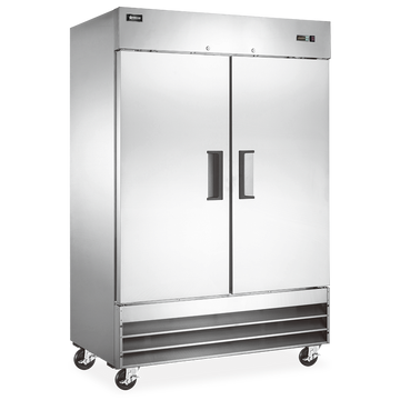 Omcan 54″ Reach-in Freezer, 2 Doors, Stainless Steel, 47 cu.ft. Capacity – 110V, 1HP
