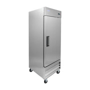 Omcan Aurora 29″ Reach-In Freezer, 1 Door, Stainless Steel, 21 cu.ft. Capacity – 110V, 456W