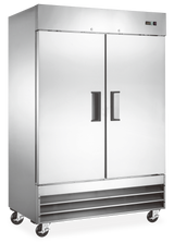 Omcan Aurora 54″ Reach-In Refrigerator, 2 Doors, Stainless Steel, 41 cu.ft. Capacity – 120V, 249W
