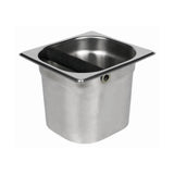 Winco SCD-5 - Coffee Knock Box, Stainless Steel