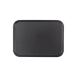 Thunder Group PLFFT1216BK 12 x 16 1/4 in Black Rectangular Polypropylene Fast Food Tray
