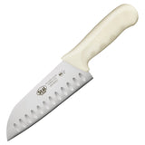 Winco KWP-70 - 7" Santoku Knife, White PP Hdl