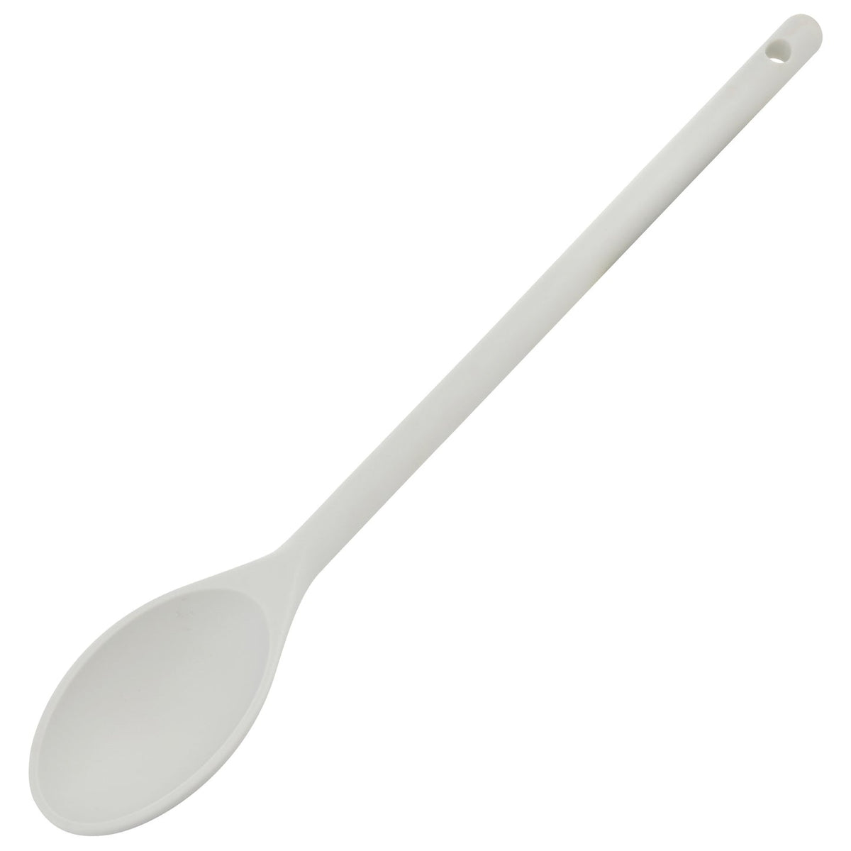 Winco NS-15W - High Heat Nylon Spoon - 15", Off White