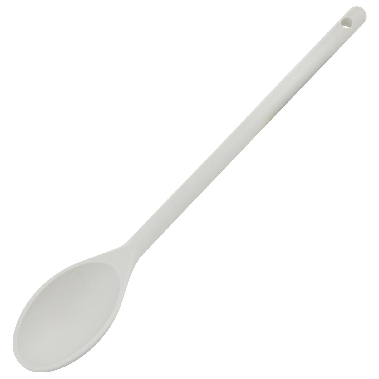 Winco NS-15W - High Heat Nylon Spoon - 15", Off White