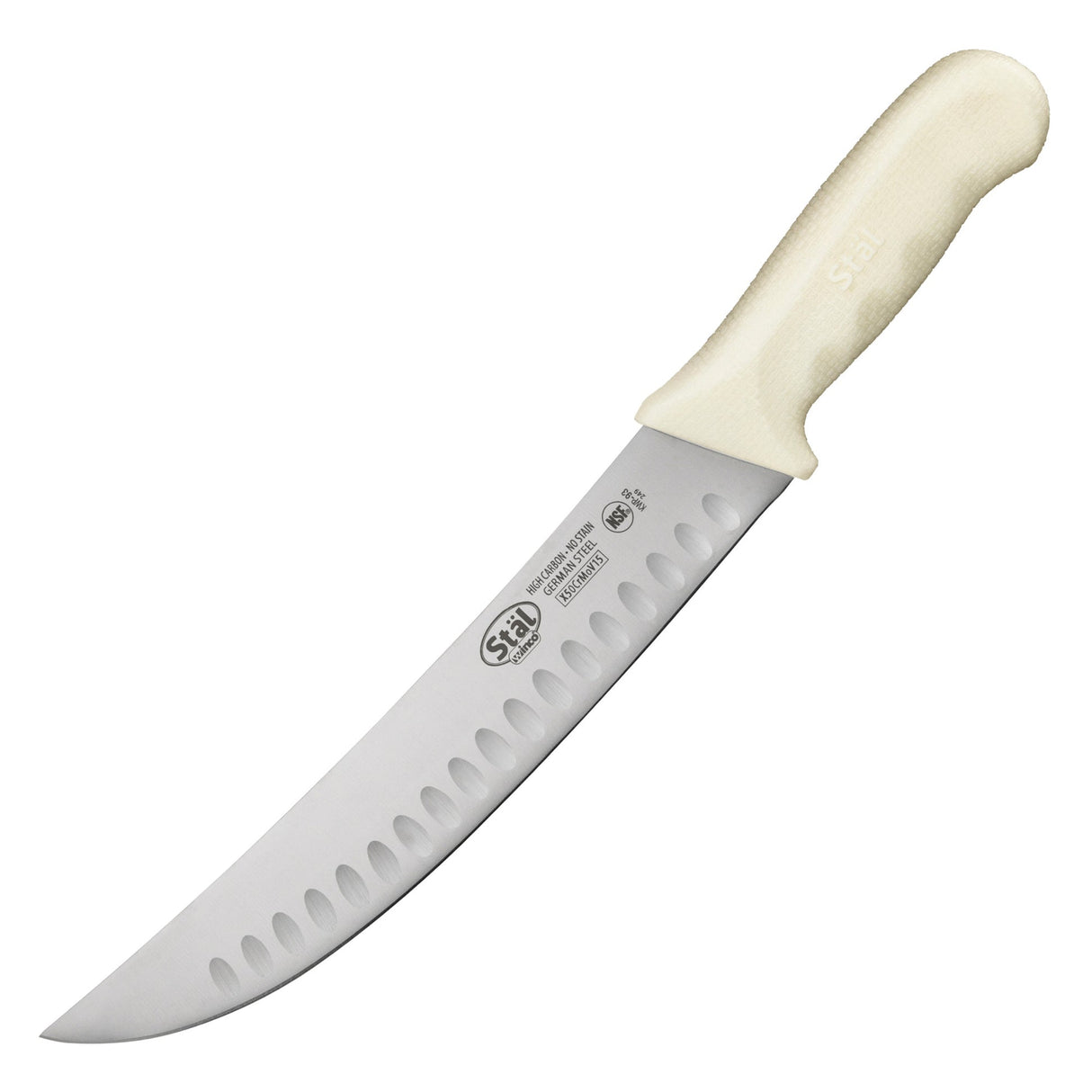 Winco KWP-93 - Stäl 9-1/2" Hollow Ground Cimeter Knife