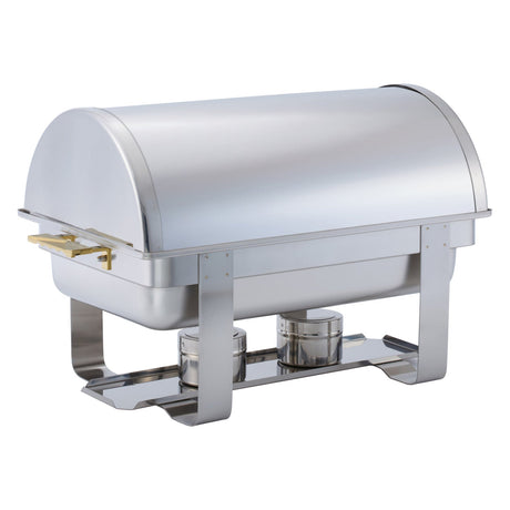 Winco C-5080 - Dallas 8 Quart Chafer, Roll-Top, Stainless Steel