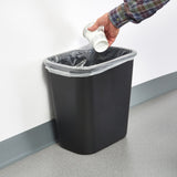 Winco PWR-28K - Waste Baskets - 28 Quart, Black