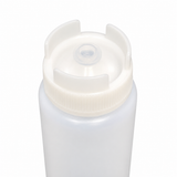 American Chef SB-16H - 16oz FIFO Squeeze Bottles, Wide Mouth, Clear, Plastic