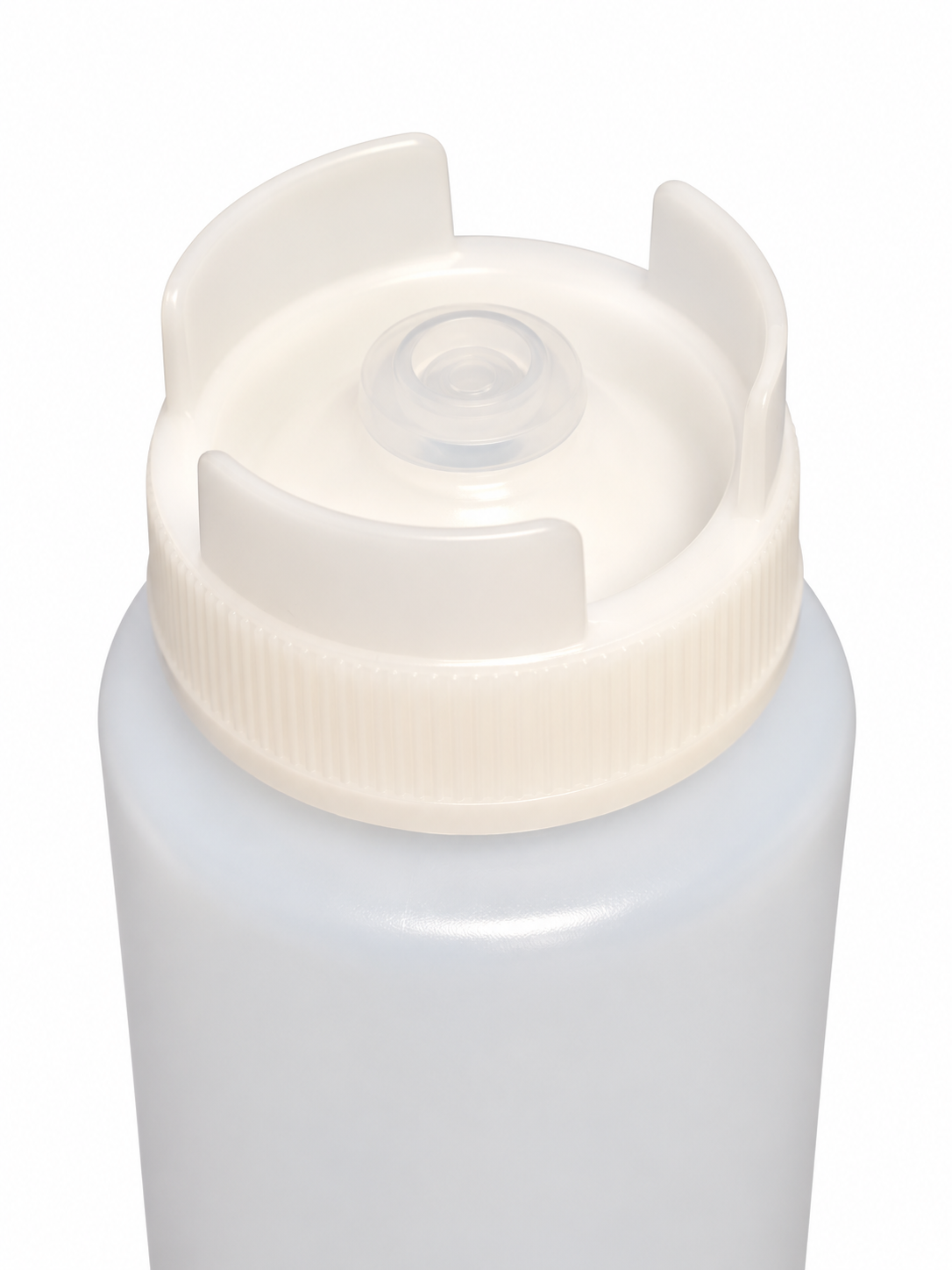 American Chef SB-20H - 20oz FIFO Squeeze Bottles, Wide Mouth, Clear, Plastic
