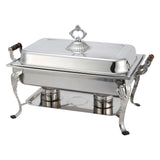 Winco 408-1 - Crown Collection 8 Quart Full-Size Chafer, Medium Weight