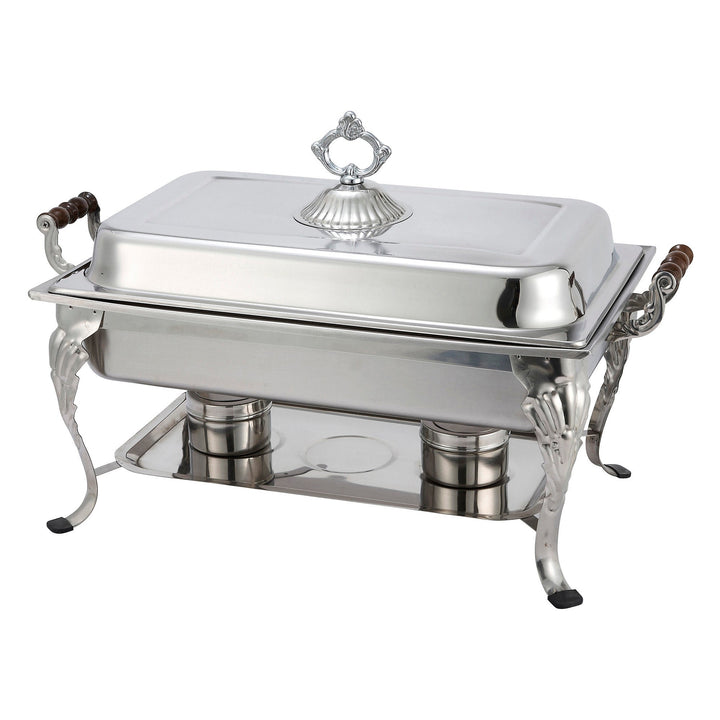 Winco 408-1 - Crown Collection 8 Quart Full-Size Chafer, Medium Weight