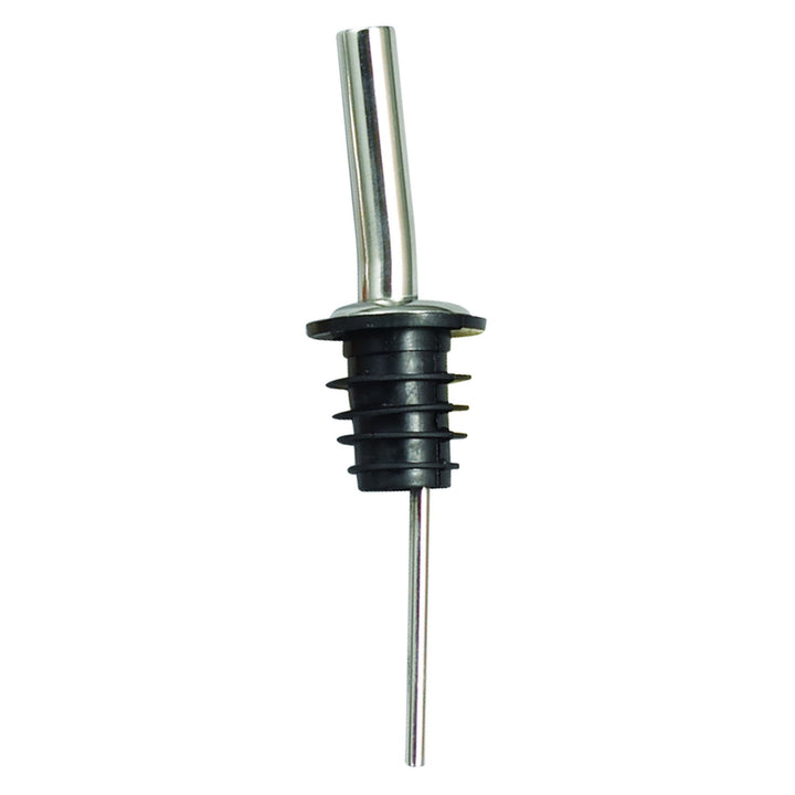 Winco PPM-4J - Metal Pourers, Jet Spout, Black Plastic Stopper