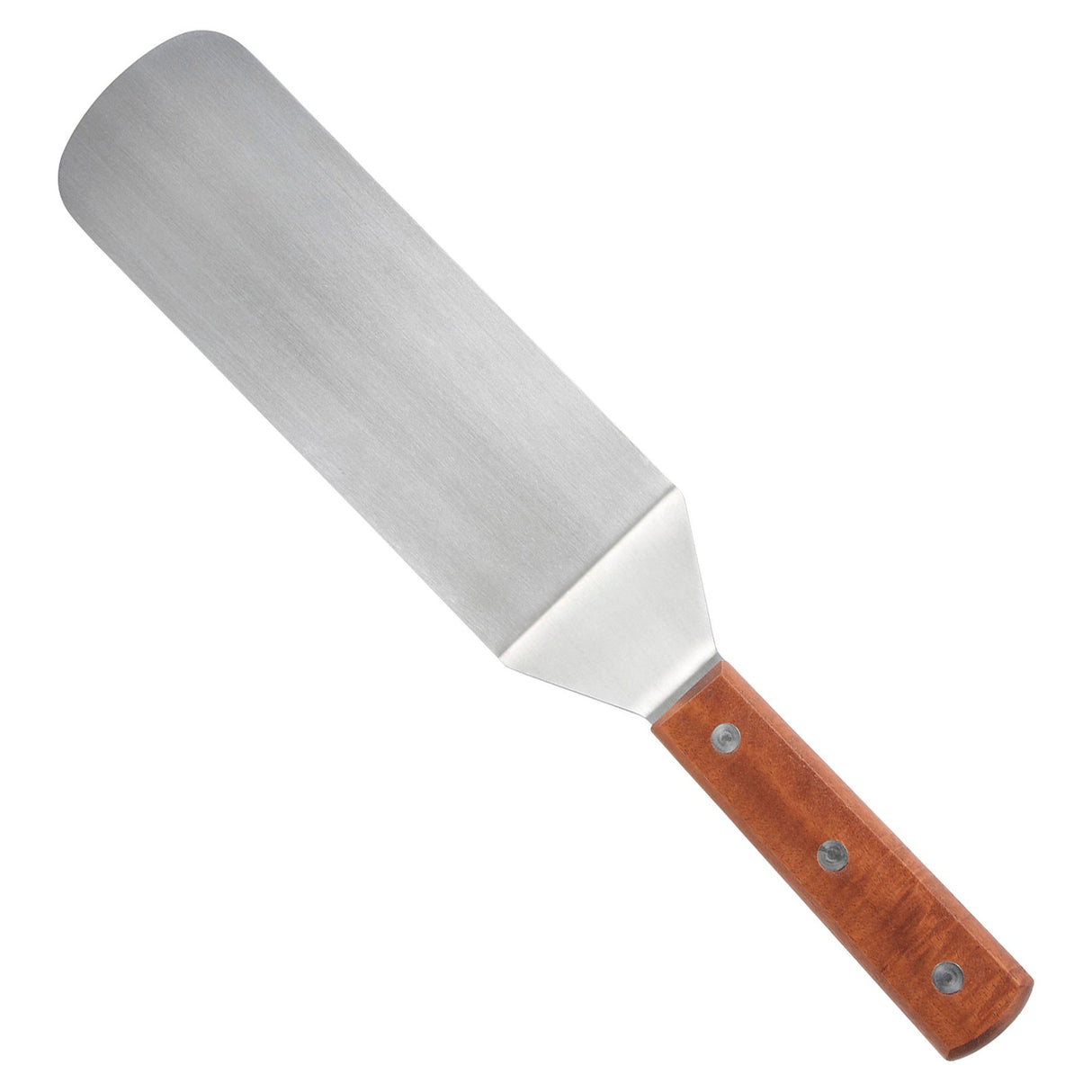 Winco TN249 - Flexible Turner with Offset, Wooden Handle, 8-1/4" x 2-7/8" Blade