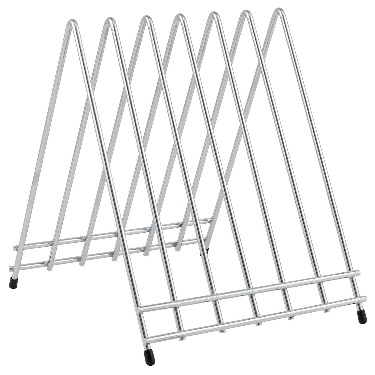 Winco CB-6L - Cutting Board Rack with 6 slots and Accessory Hooks