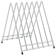 Winco CB-6L - Cutting Board Rack with 6 slots and Accessory Hooks