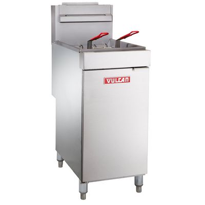 Vulcan LG500 70 Lb Floor Tube Fired Propane Gas Fryer - VRS Restaurant Equipment & Supply Store