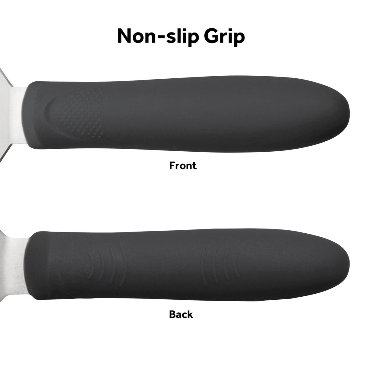 Winco TKP-60 - Fish Spatula, Black Polypropylene Handle, 6-3/4" x 3-1/4" Blade