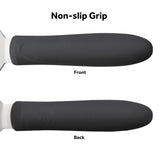Winco TKPS-4 - Bakery Spatula, Black Polypropylene Handle - 4" x 3/4"