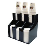 Winco CLO-3D - Cup and Lid Organizer, 6 Compartments