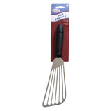 Winco TKP-60 - Fish Spatula, Black Polypropylene Handle, 6-3/4" x 3-1/4" Blade